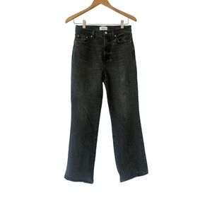Pistola Ally High Rise Ankle Boot Jeans After Hours Vintage Black Size 26
